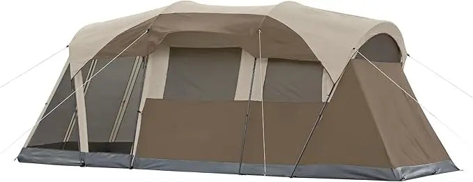 Coleman WeatherMaster Tent with Screened Porch, Weatherproof 6-Person Tent with Screen Room, Rainfly & Carry Bag Included Wild Frontier Gear LLC