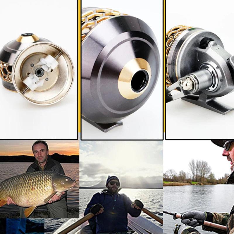Metal Spinning Fishing Reel for Marine and Outdoor Sports - Catapult Bow Accessories - Wild Frontier Gear LLC