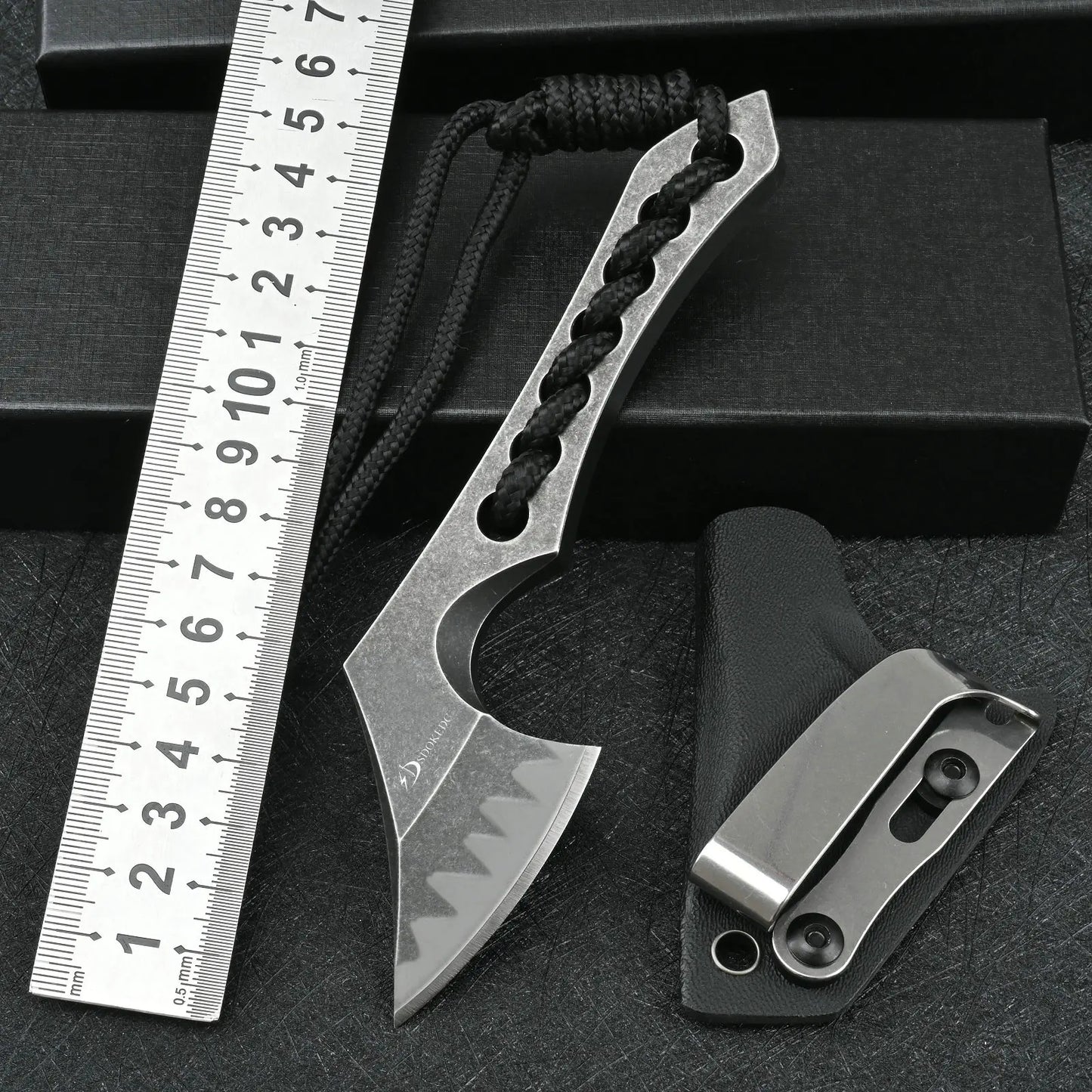 Mini Axe Ttactical Survival Gear Knives Army Fixed Blade Self Defense Outdoor Camping Hunting Knife For Men EDC Tool