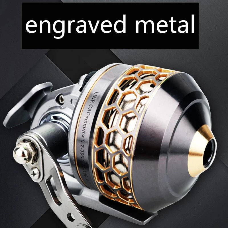 Metal Spinning Fishing Reel for Marine and Outdoor Sports - Catapult Bow Accessories - Wild Frontier Gear LLC
