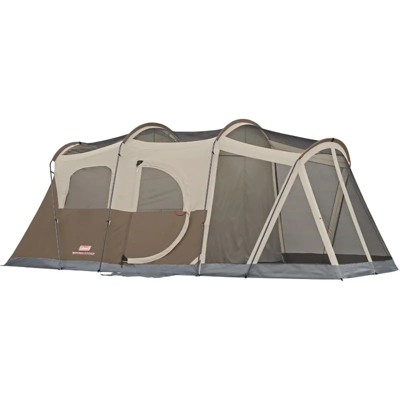 Coleman WeatherMaster Tent with Screened Porch, Weatherproof 6-Person Tent with Screen Room, Rainfly & Carry Bag Included Wild Frontier Gear LLC