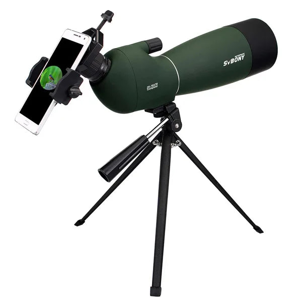 SVBONY 50/60/70/80 Spotting Scope Zoom Telescope Powerful Waterproof Long Range PORRO Prism for Shooting camping equipment