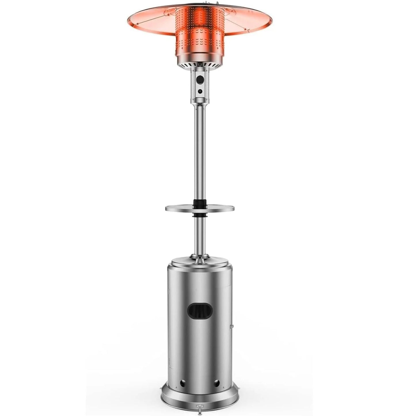 48,000 BTU Propane Heater Outdoor Patio Heaters with Wheels,Patio Heater Deck Porch for Outdoor Use Camping Backyard Commercial Wild Frontier Gear LLC