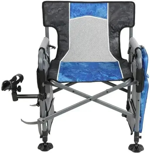 Director Fishing Chair, Blue, Adult - Wild Frontier Gear LLC