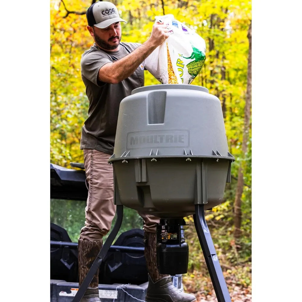 30-Gallon Deer Feeder Tripod, Choose Model