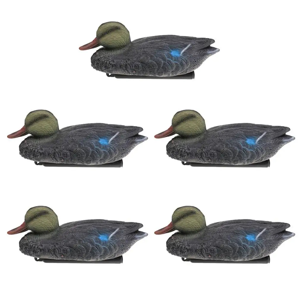 5 Pieces Floating Mallard Duck Decoy Hunting Garden Yard Lawn Decor
