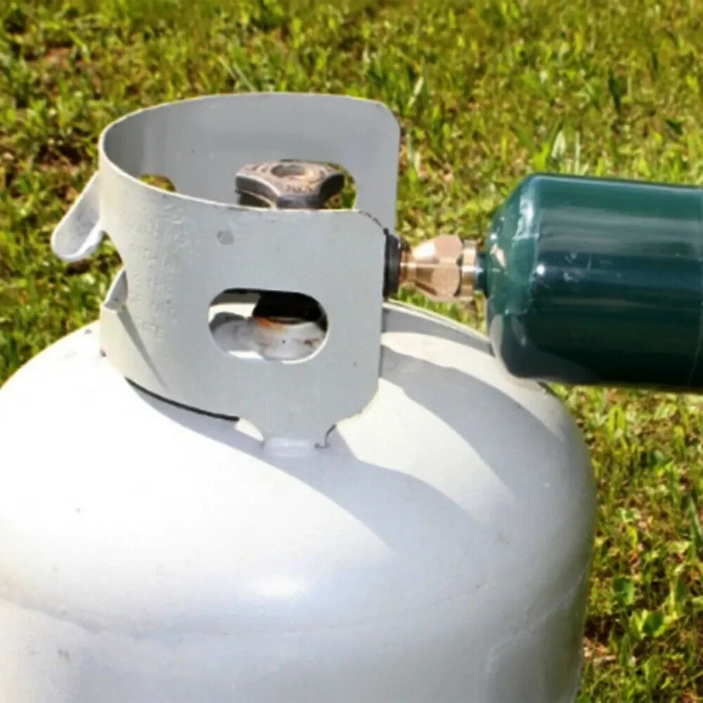 Propane Refill Adapter Lp Gas 1 Lb Cylinder Tank Coupler Heater Bottles Coleman Safe Legal Propane Bottle Refill Alternative Wild Frontier Gear LLC