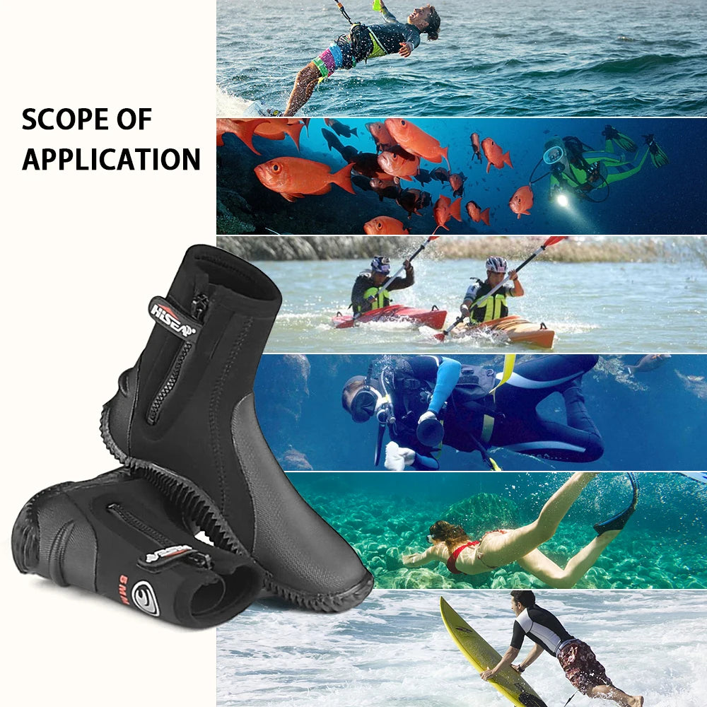 5mm Neoprene Dive Boots – The Best Way to Keep Your Feet Warm and Protected in the Water
