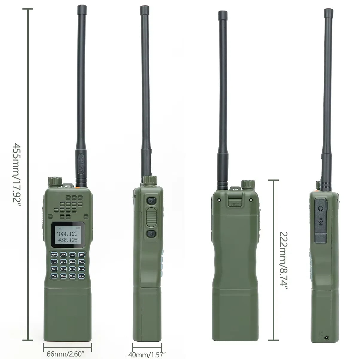 BAOFENG AR-152 Walkie Talkie Dual Band High Power 12000mAh Long Range Upgraded UV-5R Ham Radio Two Way Radio For Outdoor