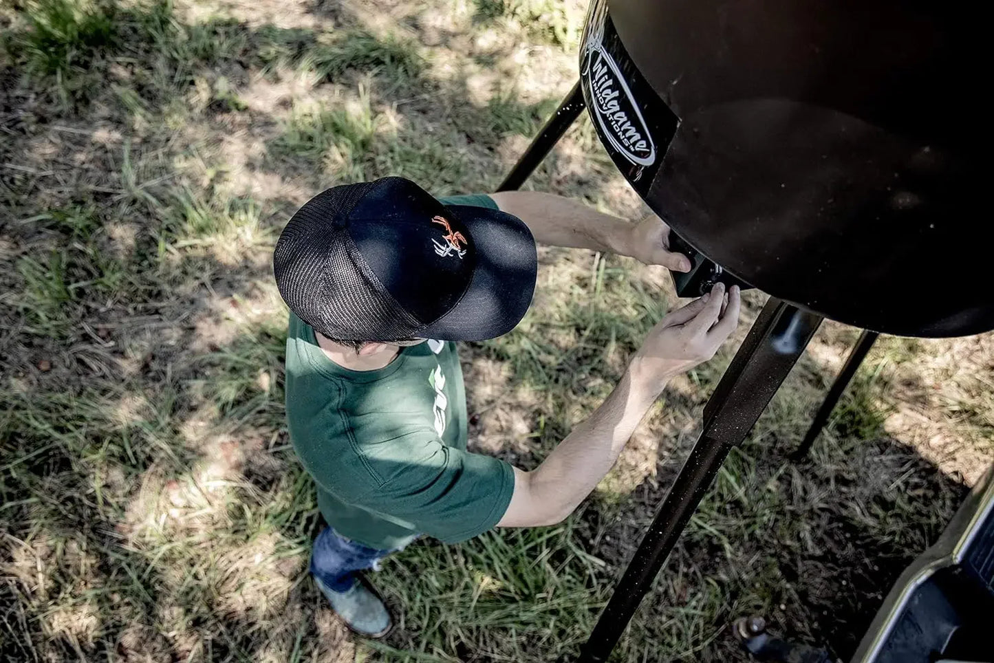 Game Feeder with Digital Timer | Durable Tripod Corn/Pellet Hunting Feeder with 1-4 Available Feed Times &