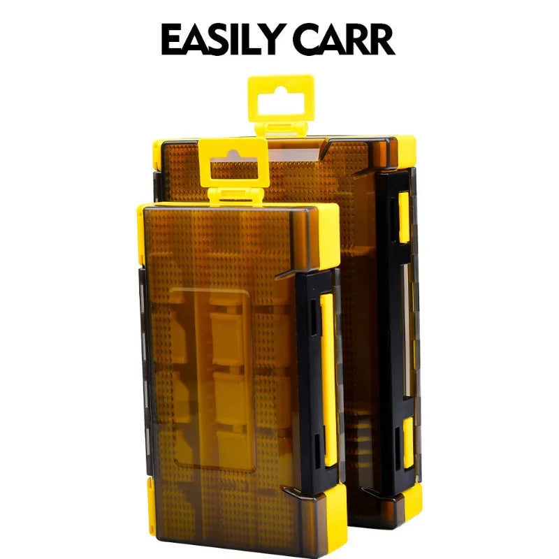 1PC Fishing Bags Lure Box Double Sided Fishing Tackle Box Bait Accessories Storage Box Minnow Pencil Plastic Fishing Supplies