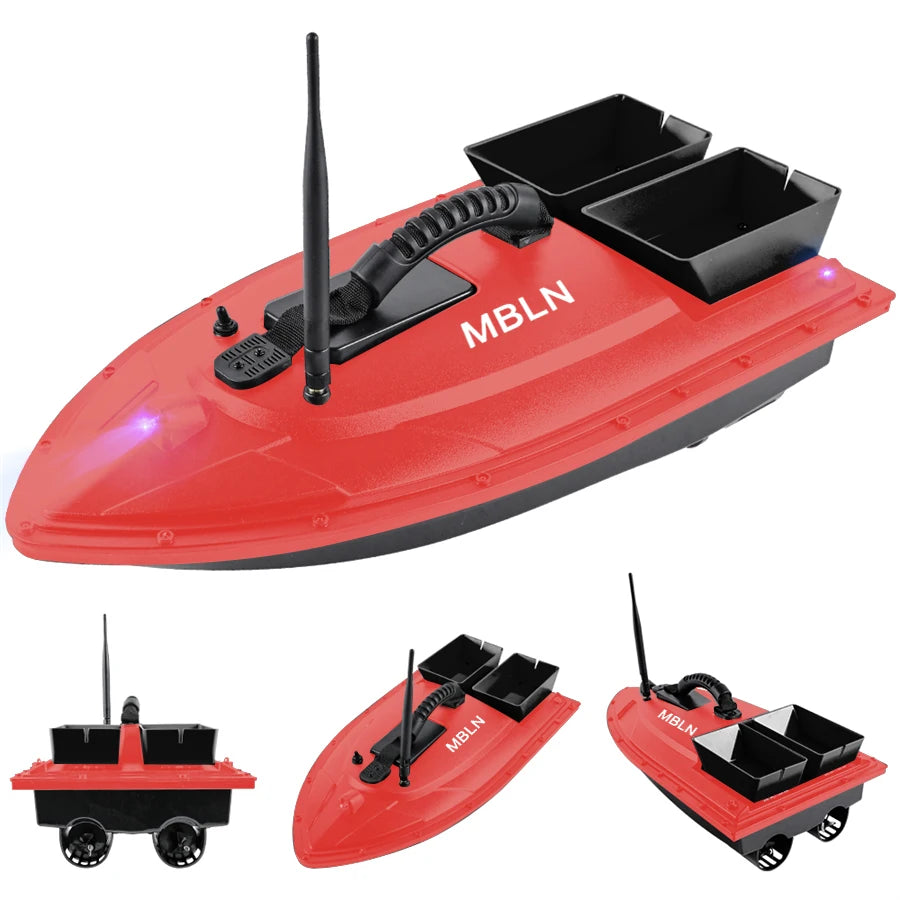 MBLN Brand,Fishing Bait Boat,500m Remote Control,Bait Boat,1.5KG,Double Bait Tank Loading,Support Automatic Cruise/Route