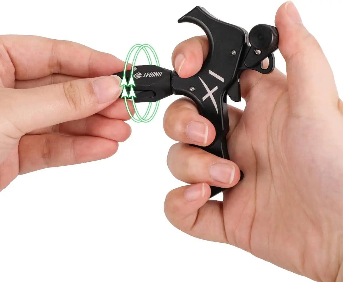 Compound Bow Thumb Bow Release, 3&4 Finger Grip Adjustable Archery Release Aids - Wild Frontier Gear LLC