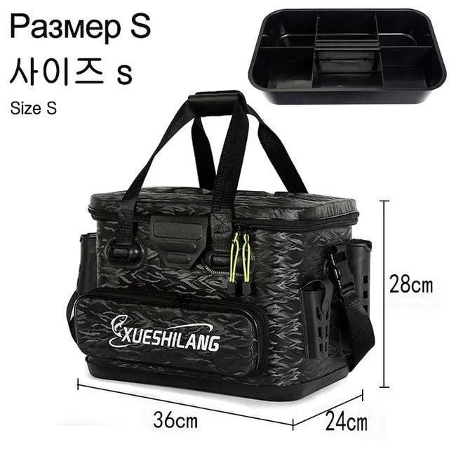 EVA Multifunction Fishing Bucket Rod Bait Reel Lure Live Fish Storage Bag Large Capacity Camping Fishing Accessories Tackle Box - Wild Frontier Gear LLC