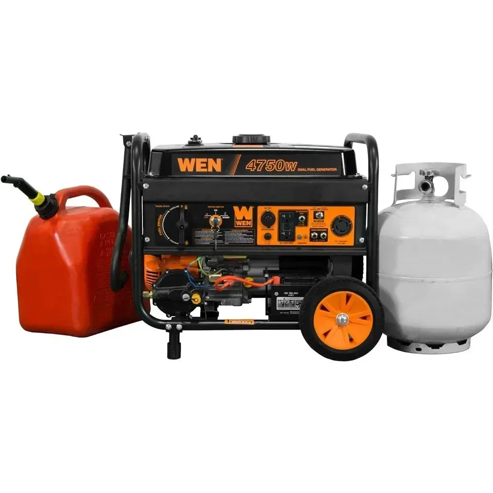 DF475T Dual Fuel 120V/240V Portable Generator with Electric Start Transfer Switch Ready, 4750-Watt, CARB Compliant Wild Frontier Gear LLC