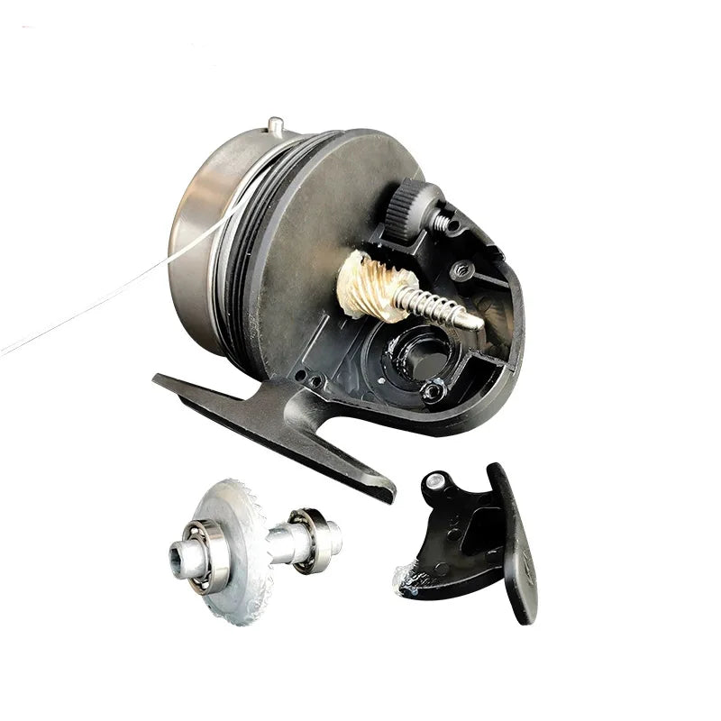 Fishing Spincast Reel 4+1BB Metal Spool BL30 Outdoor Slingshot REEL Shooting with PE Line 45M