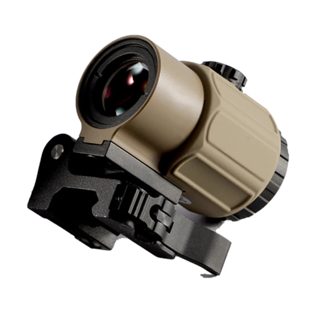 Tactical Airsoft 558G43 Magnifier 558 553 EXPS3 Red Dot Combo Scope Optics QD Mount Weaver Fit 20MM Rail Mount With Full Marking