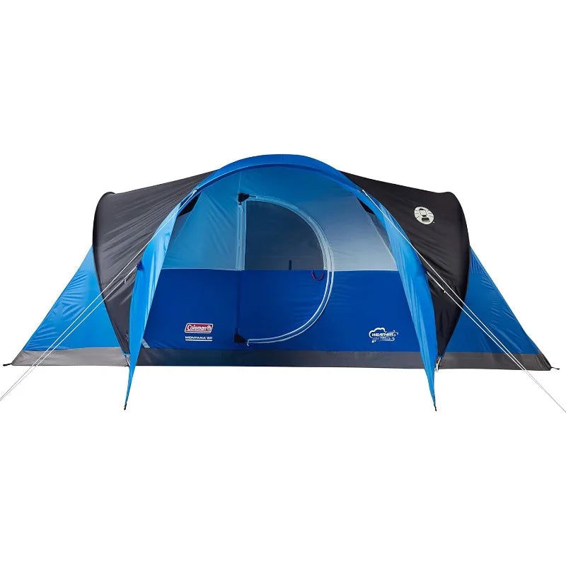 Coleman Montana Camping Tent, 6/8 Person Family Tent with Included Rainfly, Carry Bag, and Spacious Interior Wild Frontier Gear LLC