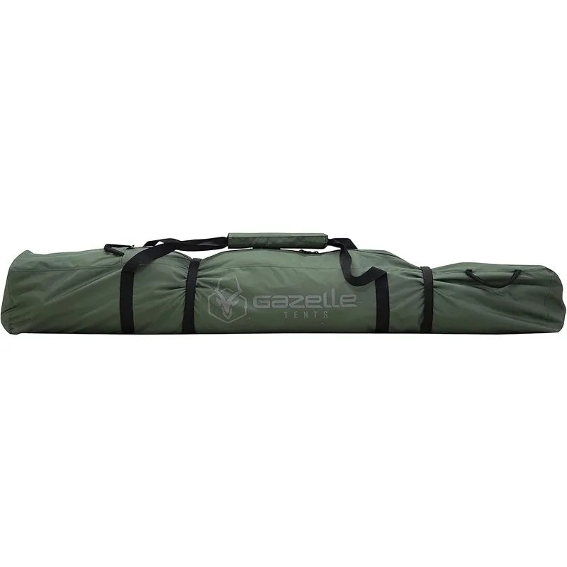 Gazelle Tents™ T4 Hub Tent, Easy 90 Second Set-Up, Waterproof, UV Resistant, Removable Floor, Ample Storage Options, 4-Person Wild Frontier Gear LLC