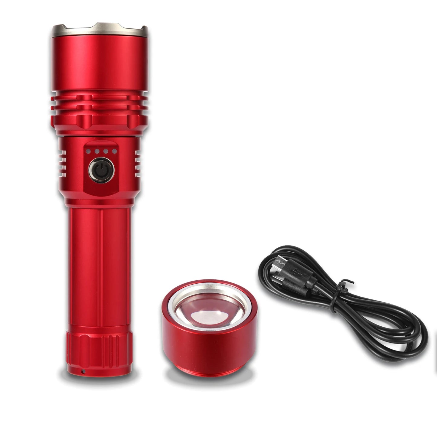 Shan bao 3800LM flashlight zoomablestrong light focusing light source canignite flames plastic bags(customizedlogo/blessing)