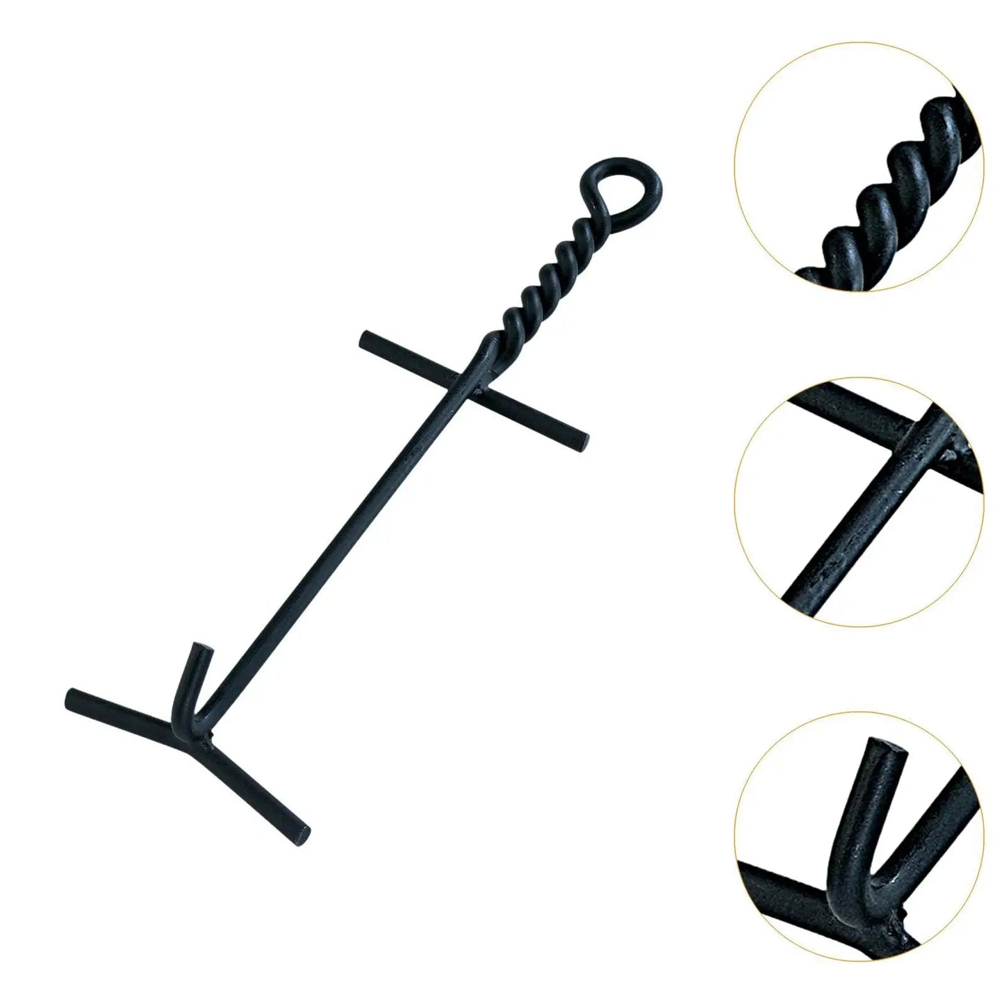Dutch Oven Lid Lifter Cooking Pot Pan Oven Lift Handle Camping Cooking Utensils Dutch Oven Cover Lifter for Outdoor Equipment Wild Frontier Gear LLC