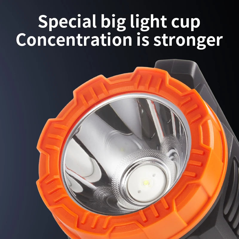 Multifunctional Handheld Searchlight Rechargeable Portable Light High Light LED Flashlight High Power Camping Light