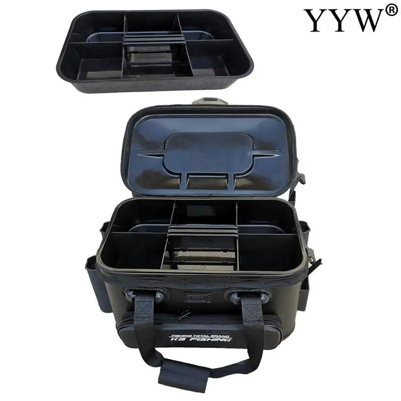 EVA Multifunction Fishing Bucket Rod Bait Reel Lure Live Fish Storage Bag Large Capacity Camping Fishing Accessories Tackle Box - Wild Frontier Gear LLC