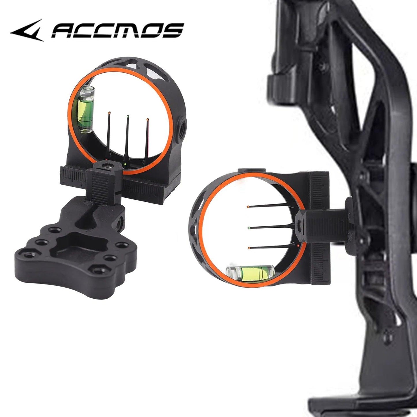 New Compound Bow 3-Pin Bow Sight Archery Scope 3-needles For Hunting Shooting Target Training Accessories - Wild Frontier Gear LLC