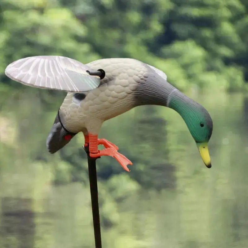 Decoy Mallard Ducks Flexible Duck Decoy SpinningWing Battery Powered Motion Remote Controller Life-like Duck PE Ducks
