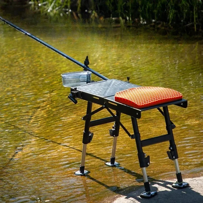 Multifunction Light Mini Fishing Chairs Portable Folding Fishing Stool Anti-slip Adjustable Stabilization Chairs Outdoor Sports - Wild Frontier Gear LLC