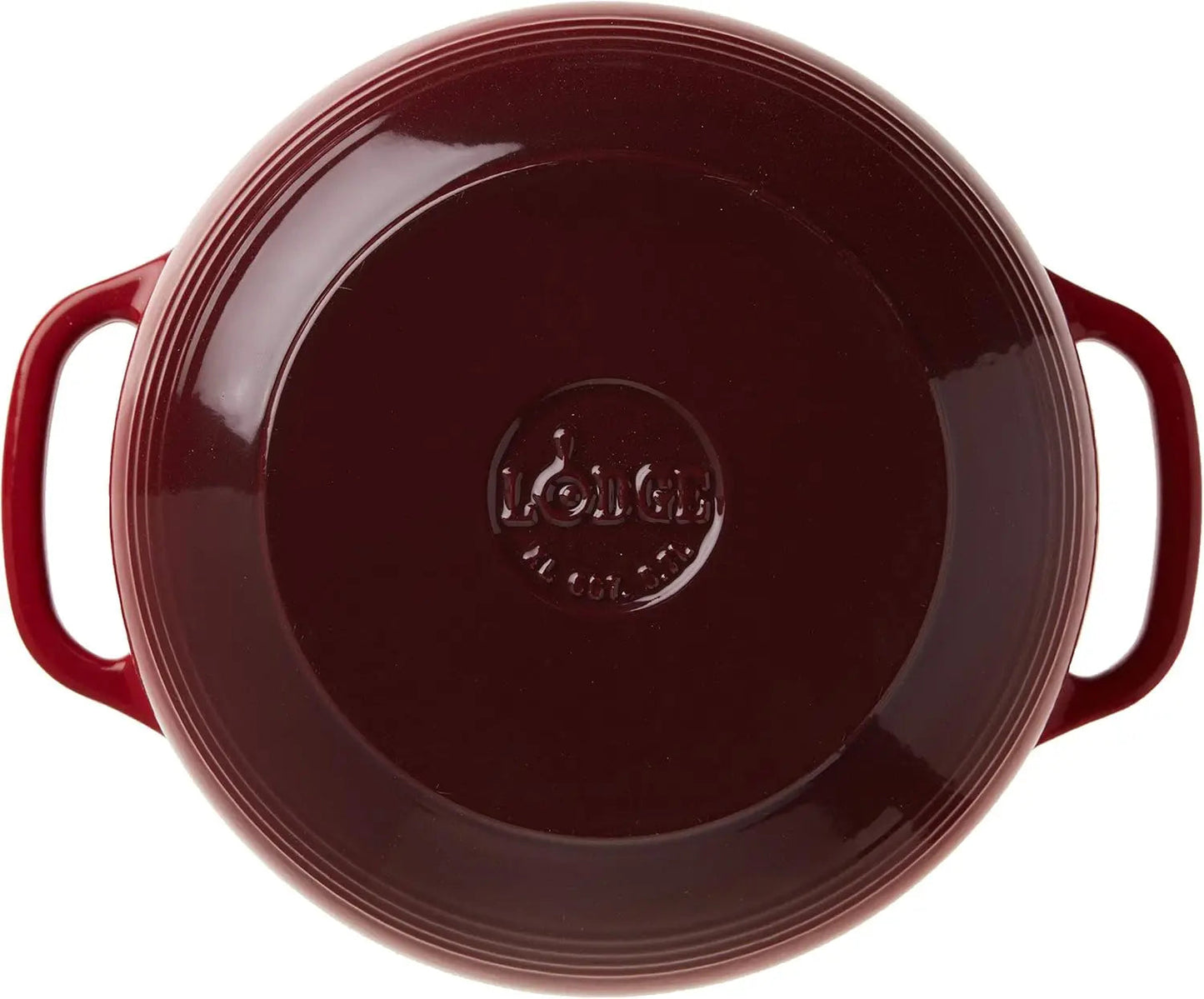 Lodge 6 Quart Enameled Cast Iron Dutch Oven with Lid – Dual Handles – Oven Safe up to 500° F or on Stovetop - Use to Marinate Wild Frontier Gear LLC