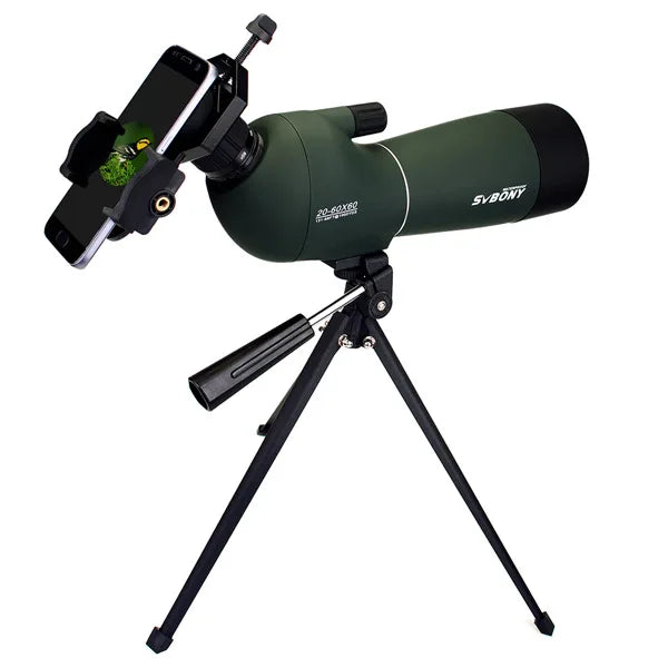 SVBONY 50/60/70/80 Spotting Scope Zoom Telescope Powerful Waterproof Long Range PORRO Prism for Shooting camping equipment