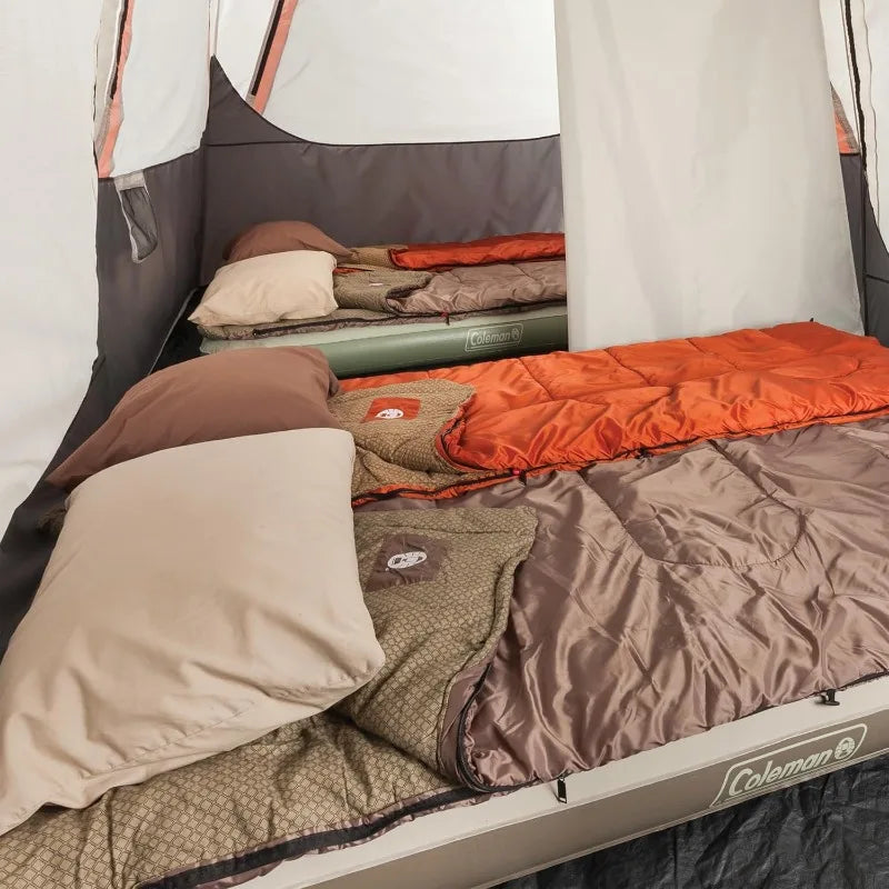 Coleman WeatherMaster Tent with Screened Porch, Weatherproof 6-Person Tent with Screen Room, Rainfly & Carry Bag Included Wild Frontier Gear LLC