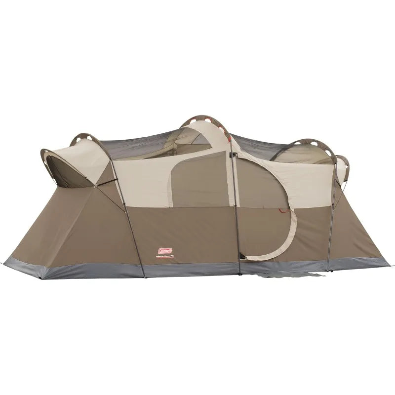 Coleman WeatherMaster 10-Person Tent, Weatherproof Tent with Rainfly & Room Divider, Spacious Family Tent with Carry Bag Wild Frontier Gear LLC