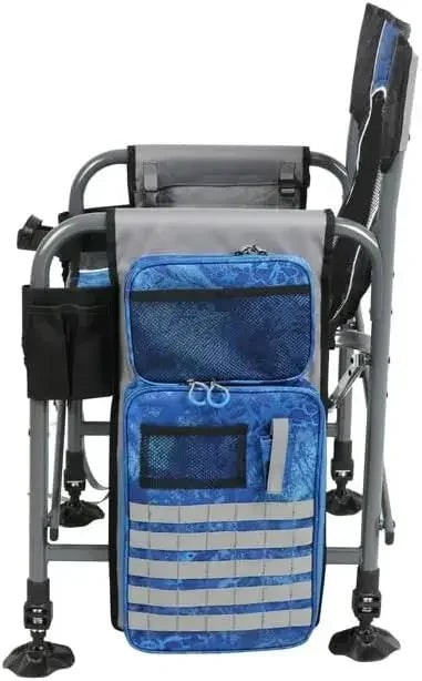 Director Fishing Chair, Blue, Adult - Wild Frontier Gear LLC