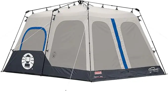 Coleman Cabin Tent with 1-Minute Setup, 4/6/8/10 Person Instant Tent with Weatherproof Floor, Pre-Attached Poles, Air Vent Wild Frontier Gear LLC