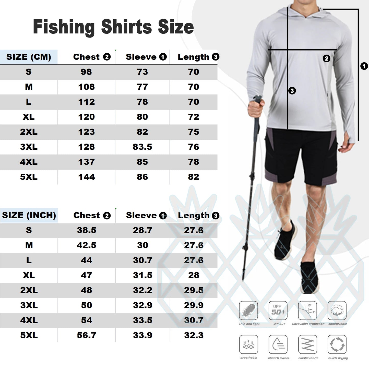 Shallow Tails Fishing Hoodie Performance Fishing Clothing Men Long Sleeve Uv Protection Sweatshirt Breathable Tops Fishing Shirt - Wild Frontier Gear LLC