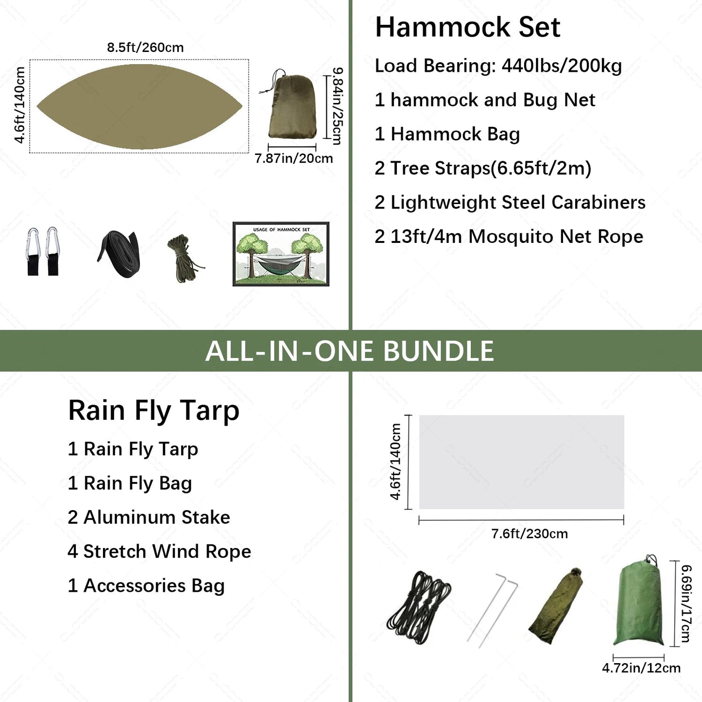 Anti Outdoor Camping Hammock With Mosquito Net And Rain Tent Equipment Supplies Shelters Camp Bed Survival Portable Hammock Wild Frontier Gear LLC