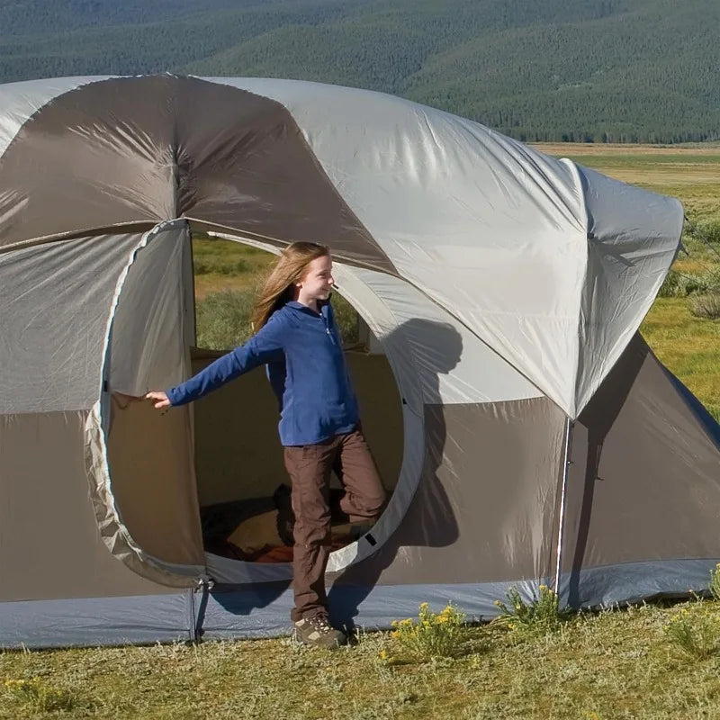Coleman WeatherMaster Tent with Screened Porch, Weatherproof 6-Person Tent with Screen Room, Rainfly & Carry Bag Included Wild Frontier Gear LLC