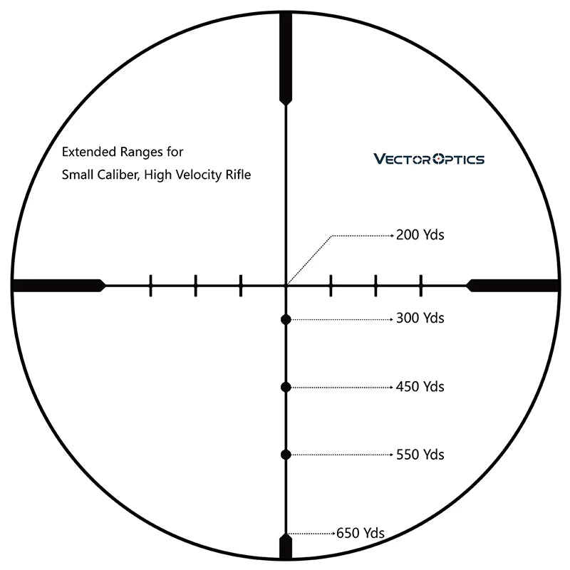 Vector Optics 6-24X50 Sfp Riflescope with Parallax Setting Tactical Sights Hunting Collimator .22Wmr & .308Win 750G Shock Proof