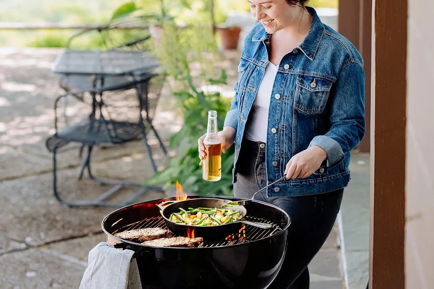 Lodge Pre-Seasoned Cast Iron Skillet Set - Set Includes 8 Inch Skillet, 10.25 Inch Skillet, and 12 inch Skillet - 3 Piece Wild Frontier Gear LLC
