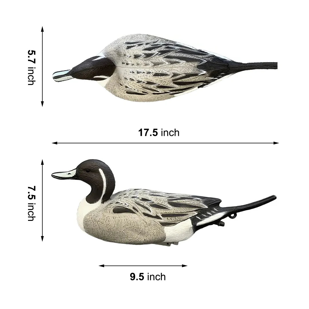 3D Plastic Duck Decoy Imitate Pheasant Duck Floating Decoy Weatherproof Decorations Floating Outdoor Garden Pond Park Lake