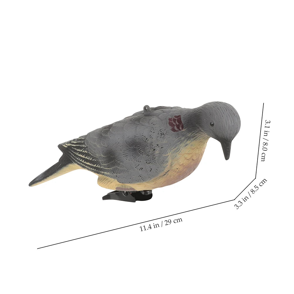 2Pc Simulation Pigeon Hunting Decoy Artificial Fake Pigeon Model Lifelike Bird Figurine Dove Statue Hunting Bait Prop Home Decor