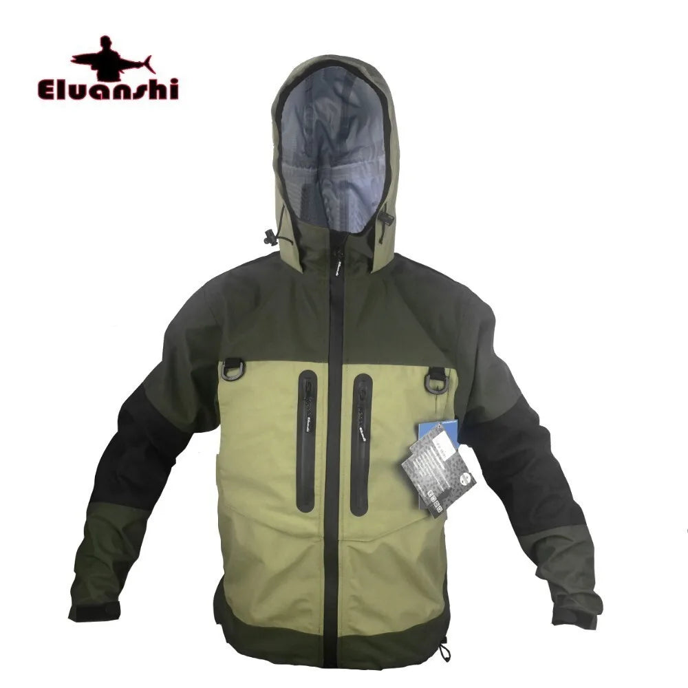 ELUANSHI Waterproof Breathable Fly Fishing Clothes Wader Jacket Wading clothing apparel - Wild Frontier Gear LLC