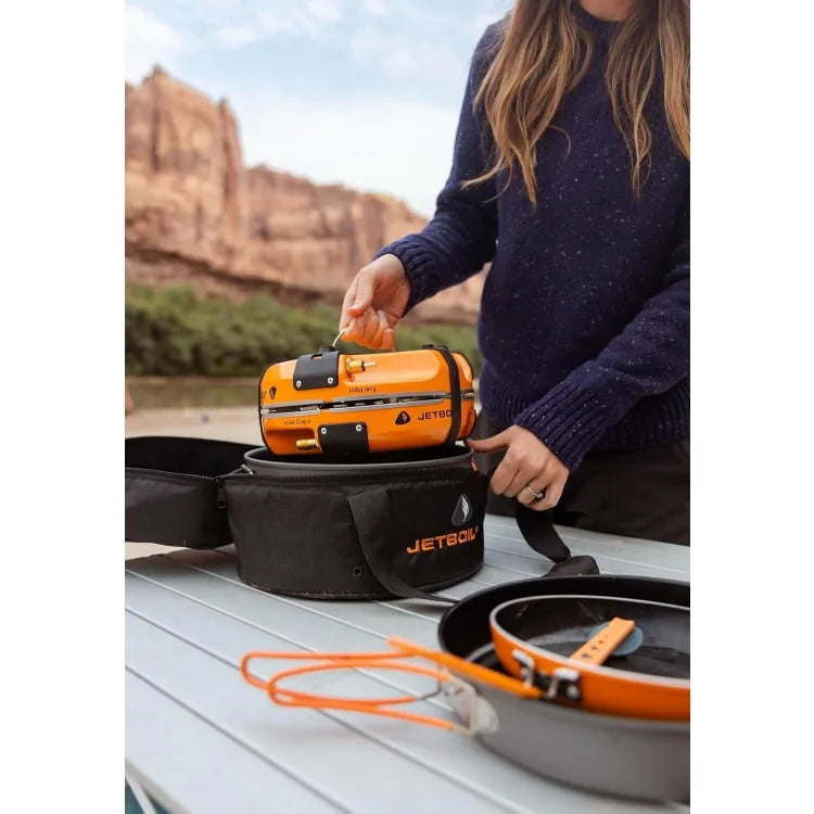 Genesis Basecamp Backpacking and Camping Stove Cooking System with Camping Cookware Wild Frontier Gear LLC