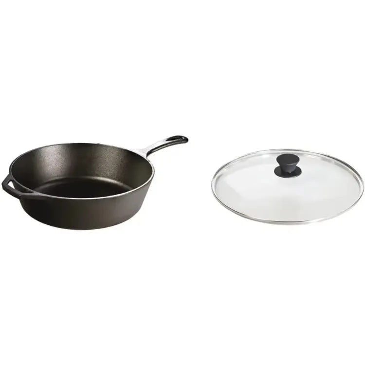 Lodge Cast Iron Deep Skillet, 12 inch Wild Frontier Gear LLC