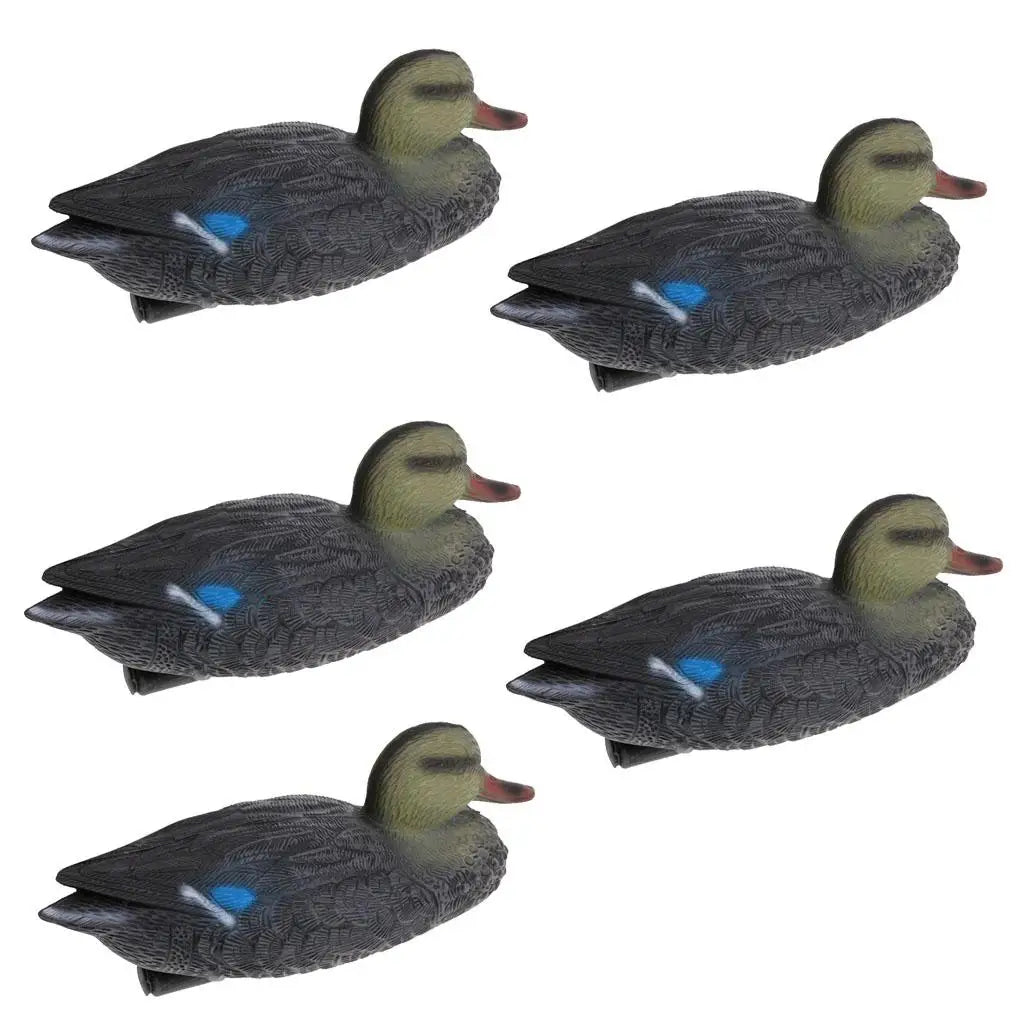5 Pieces Floating Mallard Duck Decoy Hunting Garden Yard Lawn Decor
