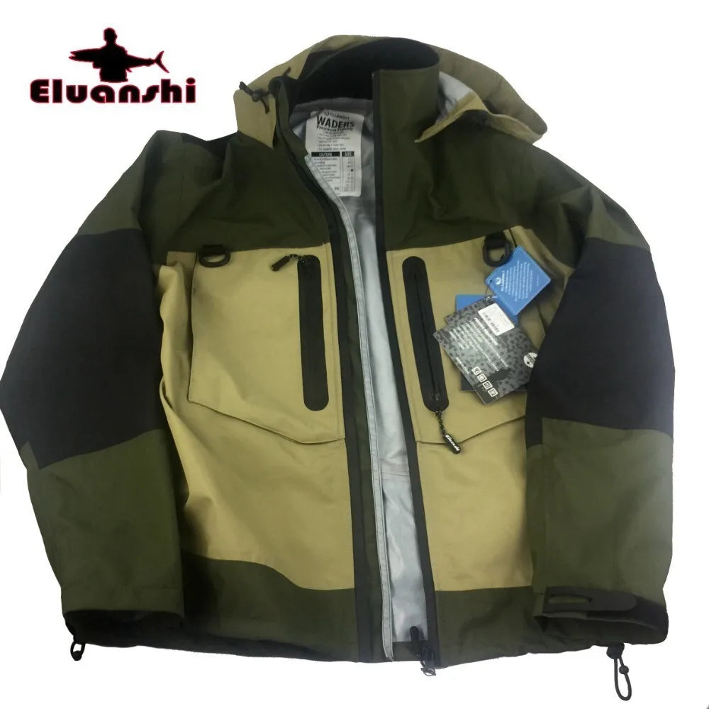 ELUANSHI Waterproof Breathable Fly Fishing Clothes Wader Jacket Wading clothing apparel - Wild Frontier Gear LLC