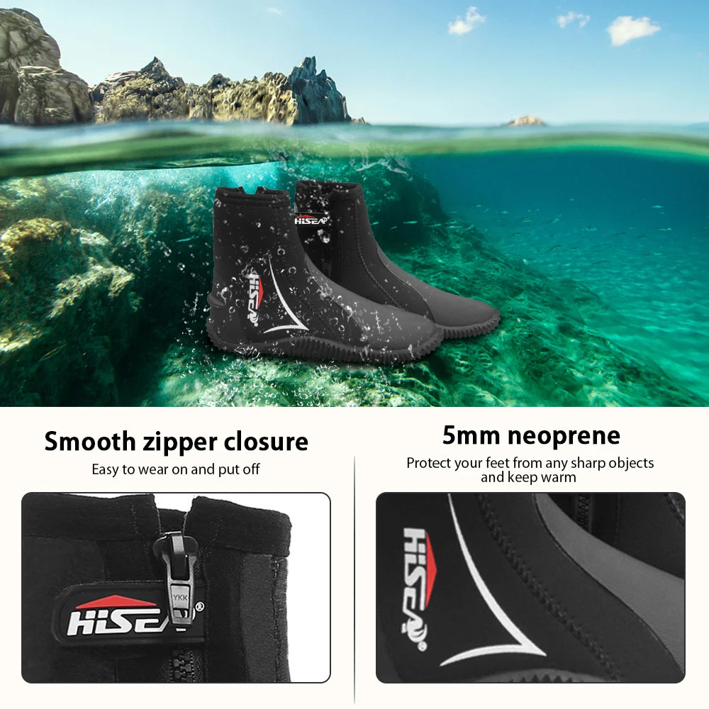5mm Neoprene Dive Boots – The Best Way to Keep Your Feet Warm and Protected in the Water
