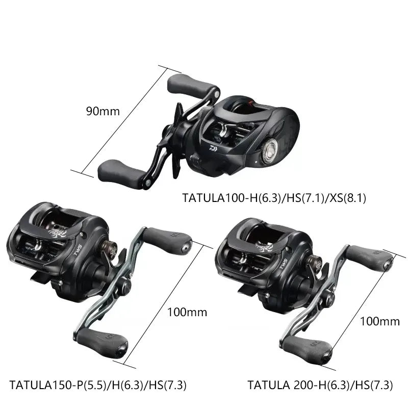 DAIWA TATULA 100 150 200 300 Baitcasting Reel Fishing Reels 7BB+1RB MAX DRAG Low profile Casting Reel Saltwater Reel Wild Frontier Gear LLC